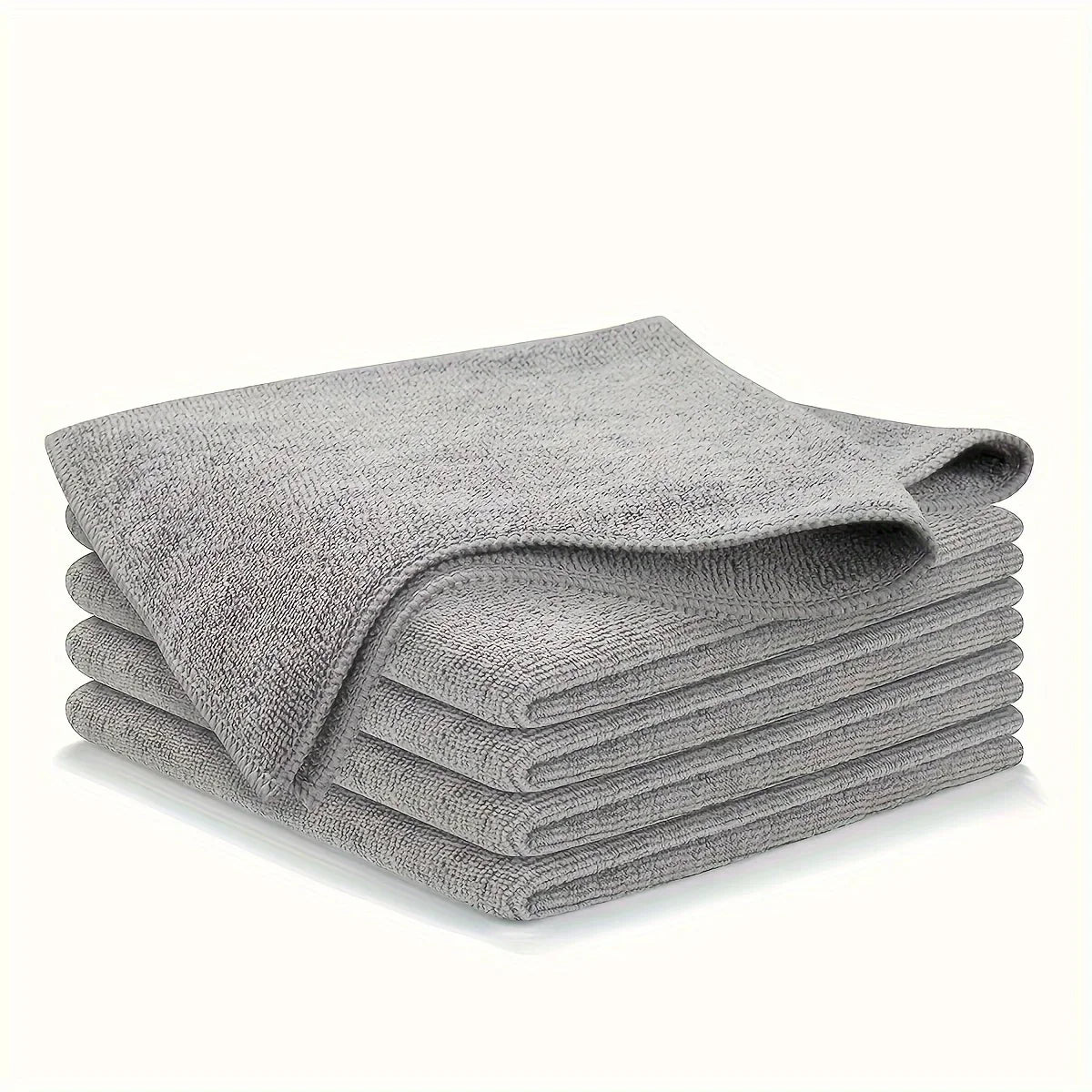 Ultra-Fine Microfiber Kitchen Towels – Soft, Absorbent & Stain-Removing (5/10/20pcs Set)