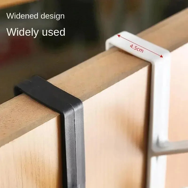 Behind The Door Storage Hook Space-Saving Coat & Bag Hanger for Dorm Office School Locker Wardrobe Organization