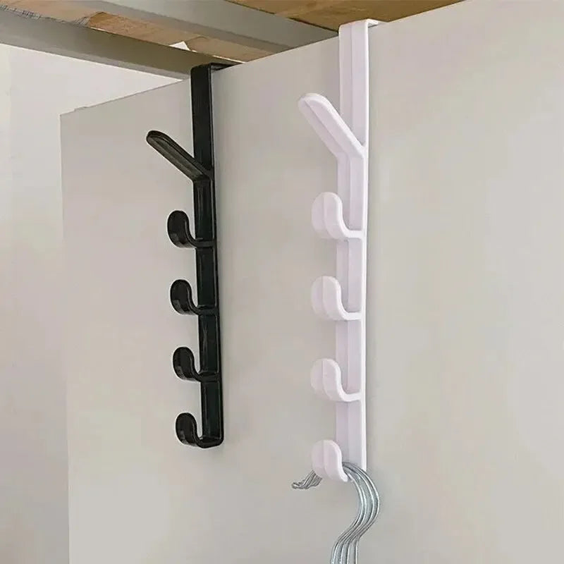 Behind The Door Storage Hook Space-Saving Coat & Bag Hanger for Dorm Office School Locker Wardrobe Organization