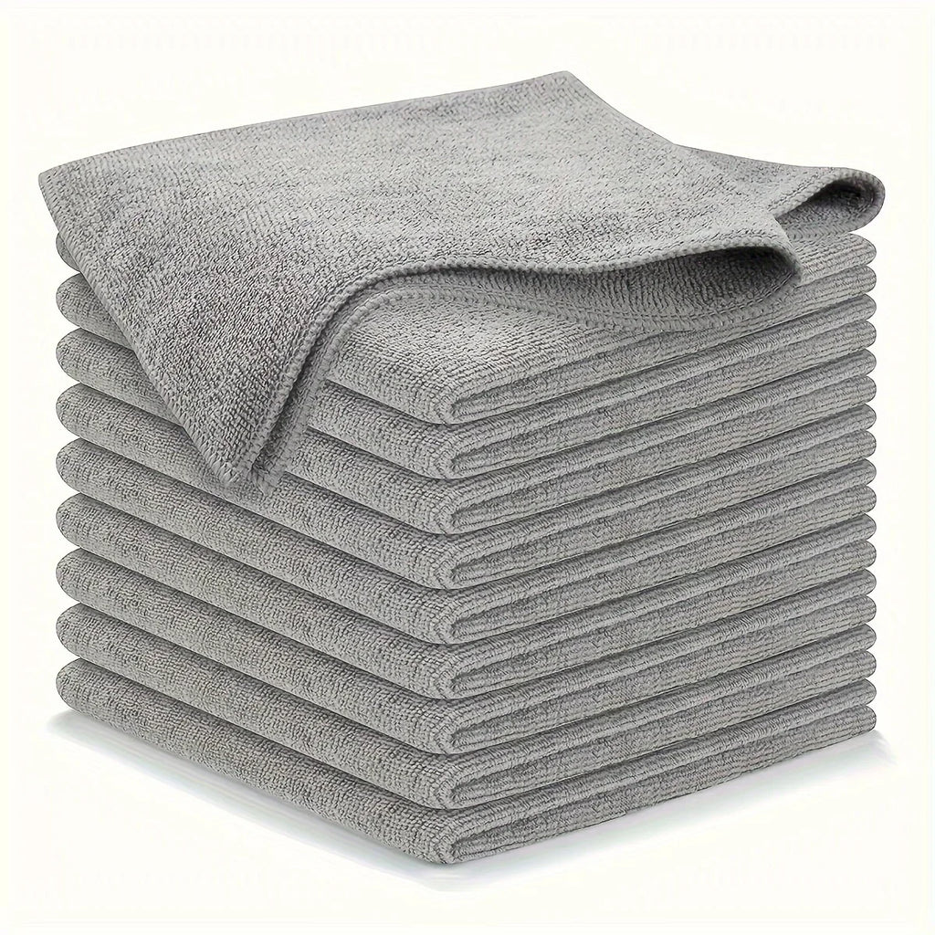 Ultra-Fine Microfiber Kitchen Towels – Soft, Absorbent & Stain-Removing (5/10/20pcs Set)